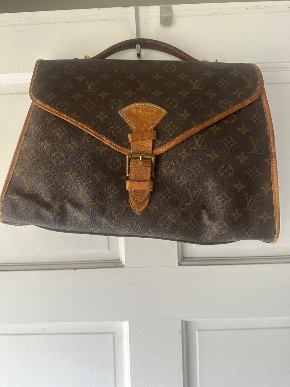 Vintage Louis Vuitton Monogram Bel Air Messenger Bag / Briefcase